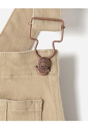 Overol Denim Regular Beige Niño Beige