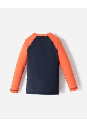 Camibuso Regular Protección UV Estampado Niño Azul