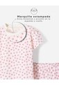 Pijama Camiseta + Pantalón Algodón Estampada Niña Beige de BABY FRESH