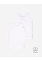 Camiseta Esqueleto Algodón X2unds Blancas Unisex Blanco de BABY FRESH