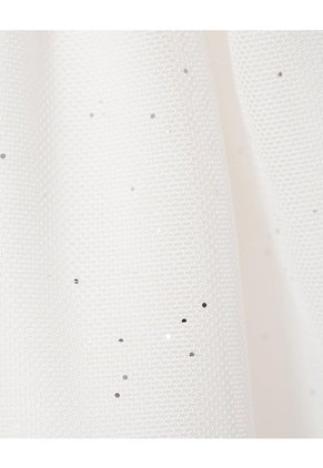 Vestido Corto Tull Blanco Niña Blanco