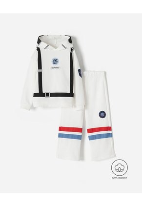 Disfraz Niño Buzo + Pantalón Blanco