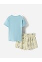 Conjunto Camiseta + Short Algodón Surtido Niña Beige de BABY FRESH