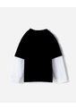 Camibuso Oversize Estampado Niño Negro de BABY FRESH