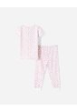 Pijama Camiseta + Pantalón Algodón Estampada Niña Beige de BABY FRESH