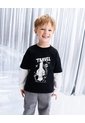 Camibuso Oversize Estampado Niño Negro de BABY FRESH