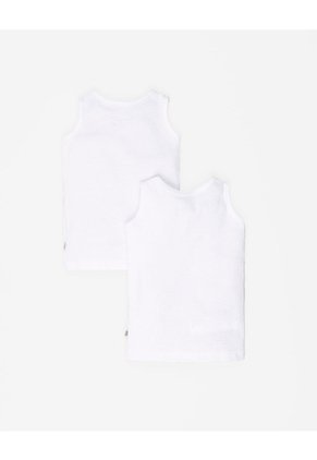 Camiseta Esqueleto Algodón X2unds Blancas Unisex Blanco