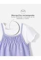 Conjunto Camiseta + Vestido Niña Lila de BABY FRESH