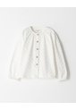 Camisa Manga Larga Regular Blanca Brillos Niña Blanco de BABY FRESH