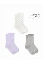 Medias Niña Largas Pack X3 Surtido Multicolor de BABY FRESH