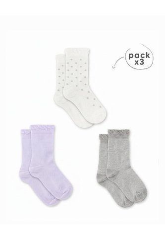 Medias Niña Largas Pack X3 Surtido Multicolor BABY FRESH