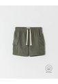 Bermuda Cargo Denim Algodón Verde Niño Verde de BABY FRESH