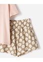 Conjunto Camiseta + Short Niña Beige de BABY FRESH