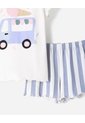 Pijama Camiseta + Short Niña Beige de BABY FRESH