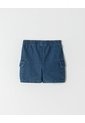 Bermuda Cargo Denim Algodón índigo Oscuro Niño Azul Oscuro de BABY FRESH