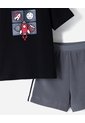 Conjunto Camiseta + Bermuda Algodón Niño Negro de BABY FRESH