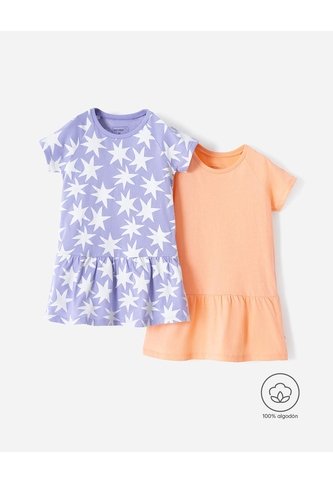 Vestido Corto Algodón X2unds Surtido Niña Multicolor BABY FRESH