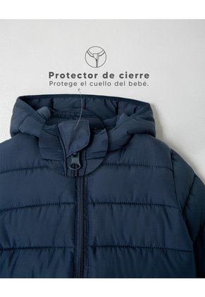 Chaqueta Regular Acolchada Azul Niño Azul