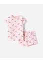 Pijama Camiseta + Short Niña Rosa de BABY FRESH