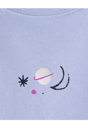 Camiseta Algodón Lavanda Niña Lavanda