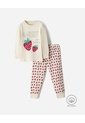 Pijama Buzo + Pantalón Algodón Niña Beige de BABY FRESH