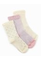 Medias Niña Largas Pack X3 Surtido Multicolor de BABY FRESH