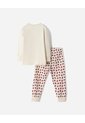 Pijama Buzo + Pantalón Algodón Niña Beige de BABY FRESH