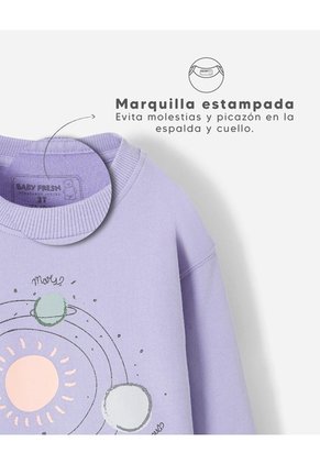 Conjunto Camibuso + Pantalón Niña Lavanda