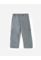 Pantalón Tipo Cargo Drill Gris Niño Gris de BABY FRESH