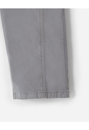 Pantalón Tipo Cargo Drill Gris Niño Gris