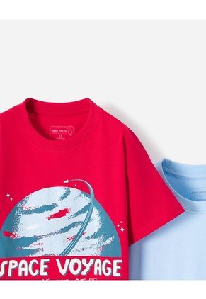 Camiseta Regular Algodón X2unds Surtida Niño Multicolor