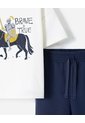 Conjunto Camiseta + Pantalón Algodón Niño Azul de BABY FRESH