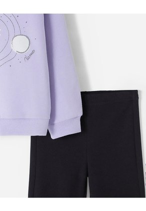 Conjunto Camibuso + Pantalón Niña Lavanda