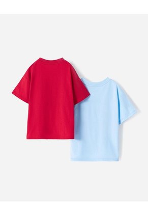 Camiseta Regular Algodón X2unds Surtida Niño Multicolor