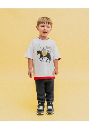 Conjunto Camiseta + Pantalón Algodón Niño Azul