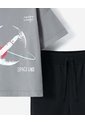 Conjunto Camiseta + Pantalón Algodón Niño Negro de BABY FRESH