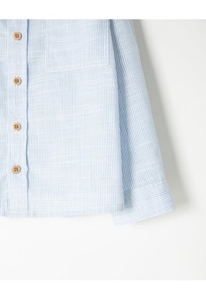 Camisa Manga Larga Regular Rayas Niño Multicolor