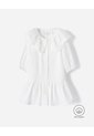Vestido Midi Regular Blanco Niña Blanco de BABY FRESH