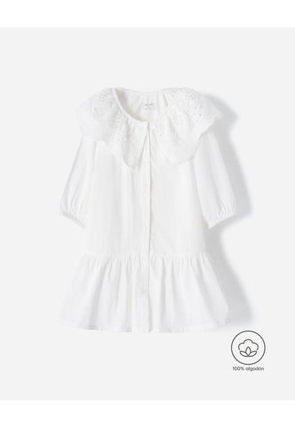 Vestido Midi Regular Blanco Niña Blanco BABY FRESH