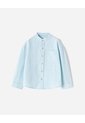 Camisa Manga Larga Algodón Azul Niño Azul de BABY FRESH
