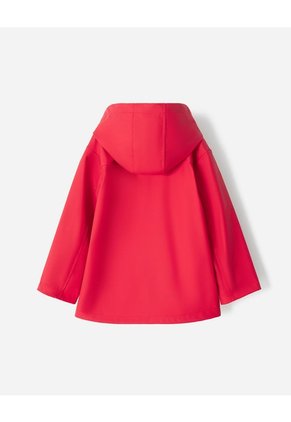Chaqueta Parka Repelente Al Agua Roja Niño Rojo