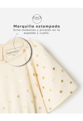 Vestido Midi Estampado Niña Beige