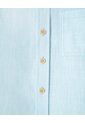 Camisa Manga Larga Algodón Azul Niño Azul de BABY FRESH