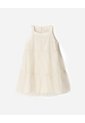 Vestido Midi Tull Capas Blanco Niña Blanco de BABY FRESH