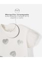 Camiseta Regular Estampada Brillos Niña Blanco de BABY FRESH