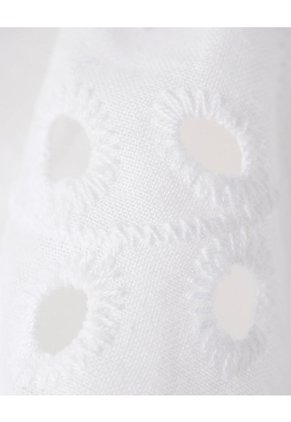 Vestido Midi Regular Blanco Niña Blanco
