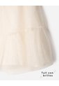 Vestido Midi Tull Capas Blanco Niña Blanco de BABY FRESH