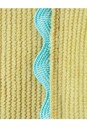 Pantalón Regular Tiro Medio Corduroy Verde Niña Verde