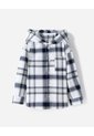Camisa Manga Larga Oversize Cuadros Niño Azul de BABY FRESH