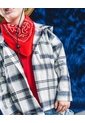 Camisa Manga Larga Oversize Cuadros Niño Azul de BABY FRESH